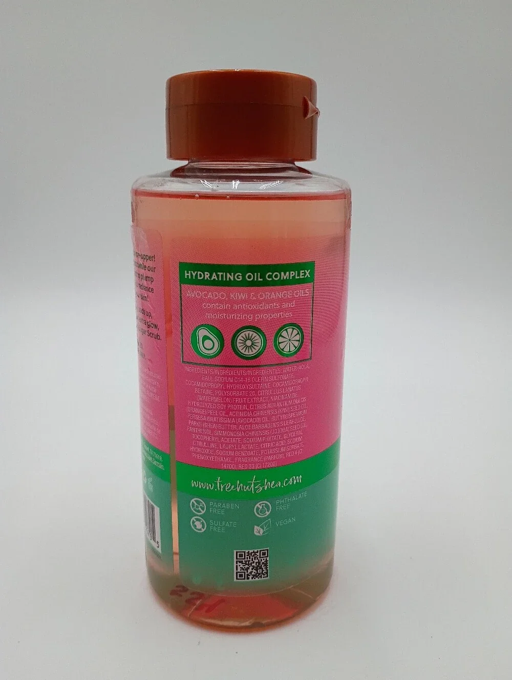 Tree Hut Watermelon Foaming Gel Body Wash 18 fl oz Hydrating Oil Complex